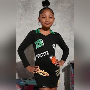 Girls Sporty Fitted Dress